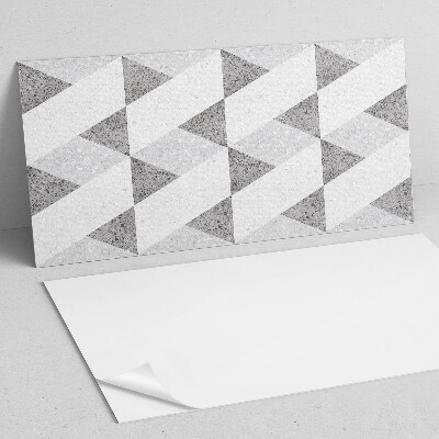 Vinyl wandbekleding Geometrie in contrasten