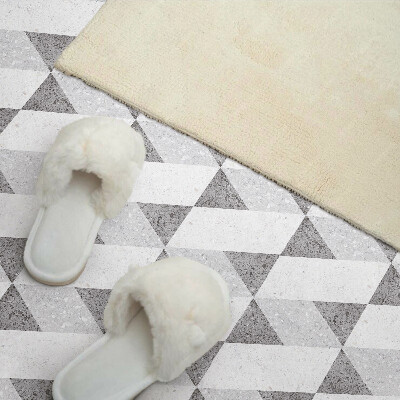 Vinyl wandbekleding Geometrie in contrasten