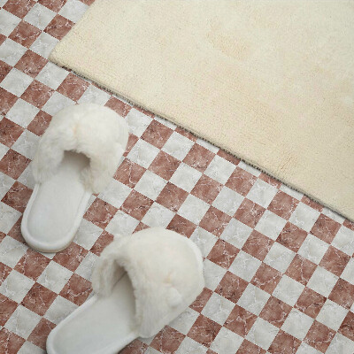 Vinyl wandpaneel Marmeren schaakbordpatroon