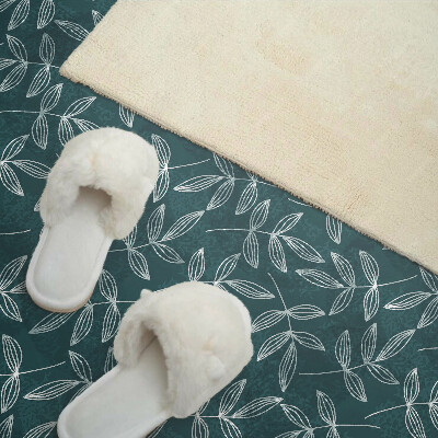 Vinyl wandbekleding Bladeren op een gestructureerde achtergrond