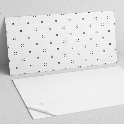 Vinyl wandbekleding Eenvoudig kruispatroon