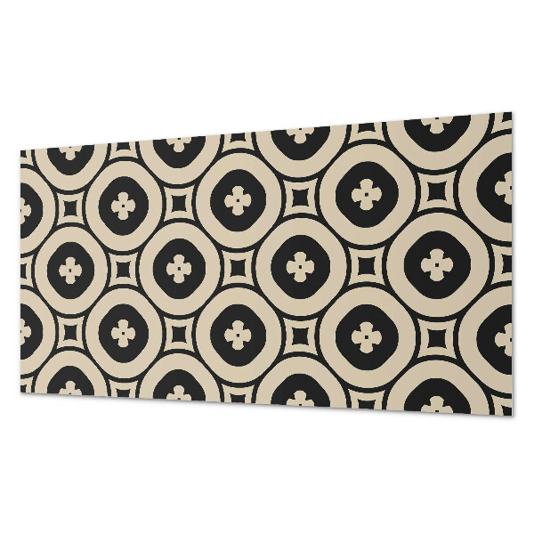 Vinyl wandbekleding Geometrisch patroon met vierkanten