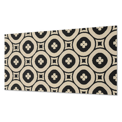 Vinyl wandbekleding Geometrisch patroon met vierkanten