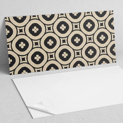 Vinyl wandbekleding Geometrisch patroon met vierkanten