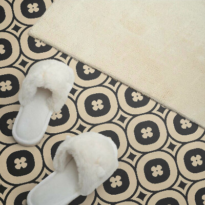 Vinyl wandbekleding Geometrisch patroon met vierkanten