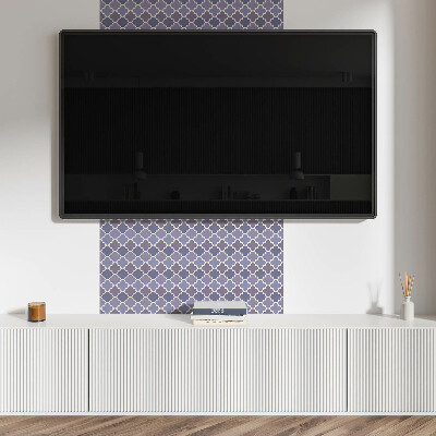 Vinyl wandbekleding Geometrisch patroon met motief