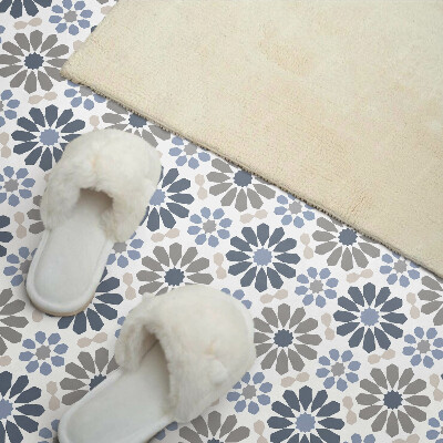 Vinyl wandbekleding Bloemmotief in symmetrie