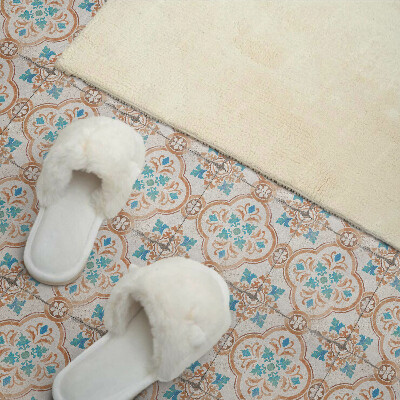 Vinyl wandpaneel Decoratief motief met bloemen