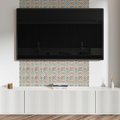 Vinyl wandpaneel Decoratief motief met bloemen