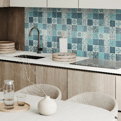 Vinyl wandbekleding Patronen in geometrische mozaïek