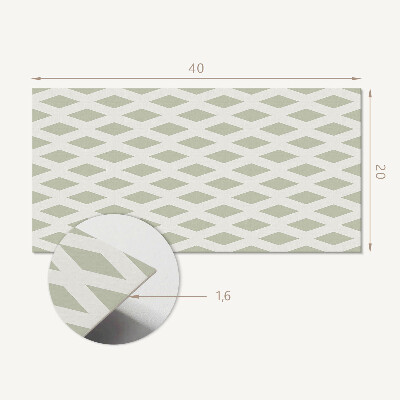 Vinyl wandbekleding Ruitpatroon in een raster