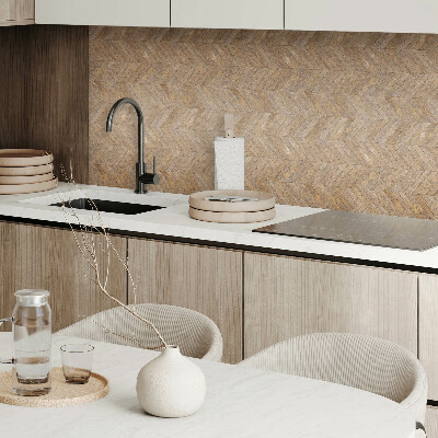 Vinyl wandpaneel Visgraatpatroon