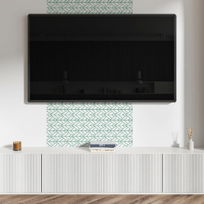 Vinyl wandpaneel Bladpatroon in symmetrie