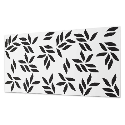 Vinyl wandbekleding Bladpatroon op de achtergrond