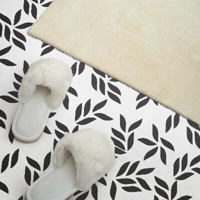 Vinyl wandbekleding Bladpatroon op de achtergrond