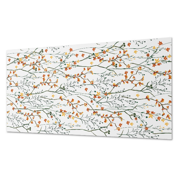 Pvc wandpaneel Bloemenpatroon op de achtergrond