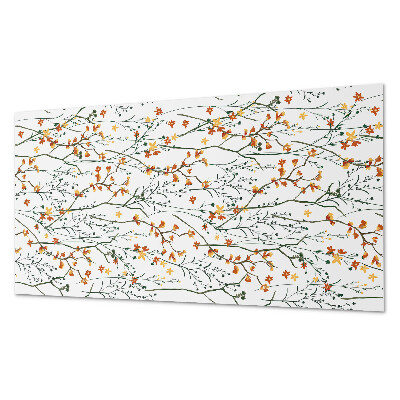 Pvc wandpaneel Bloemenpatroon op de achtergrond