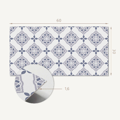 Vinyl wandbekleding Geometrisch ruitpatroon