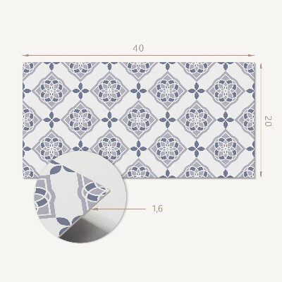 Vinyl wandbekleding Geometrisch ruitpatroon