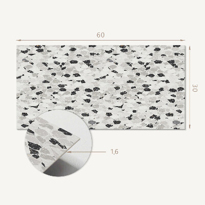 Vinyl wandpaneel Terracotta patroon met stenen