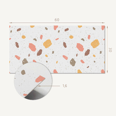 Vinyl wandbekleding Abstract patroon met vlekken