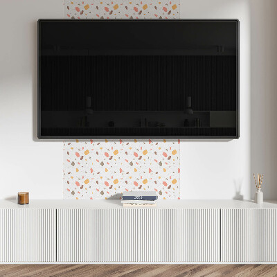 Vinyl wandbekleding Abstract patroon met vlekken