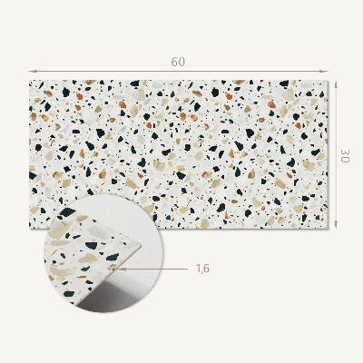 Vinyl wandpaneel Patroon met stenen op de achtergrond