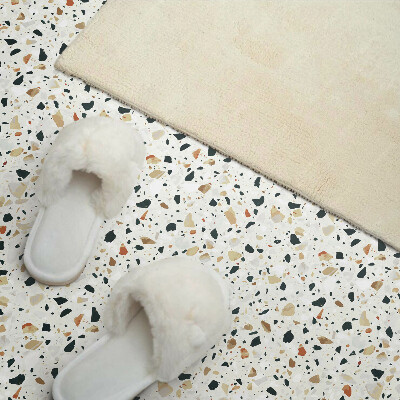 Vinyl wandpaneel Patroon met stenen op de achtergrond