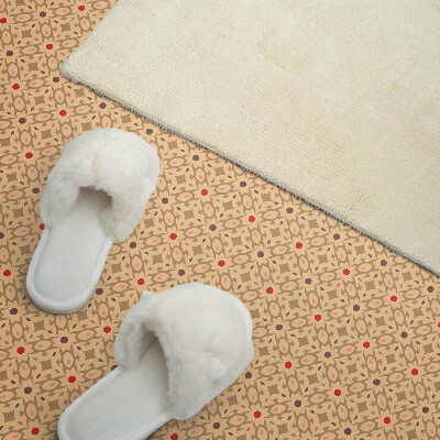 Vinyl wandbekleding Bloemenpatroon in een gaas