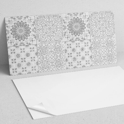 Pvc wandpaneel Geometrische en bloemmotieven