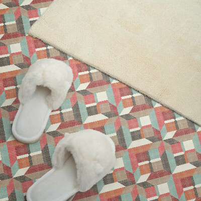 Vinyl wandpaneel Geometrie in kleurrijke vormen