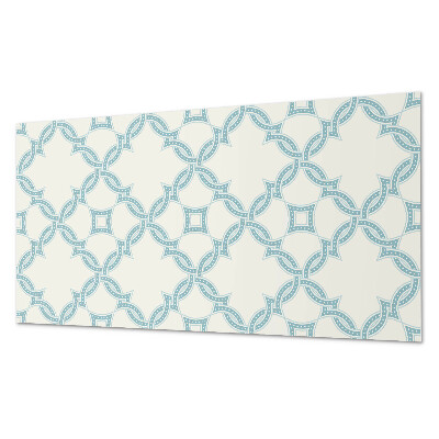 Pvc wandpaneel Verweven patronen in een raster