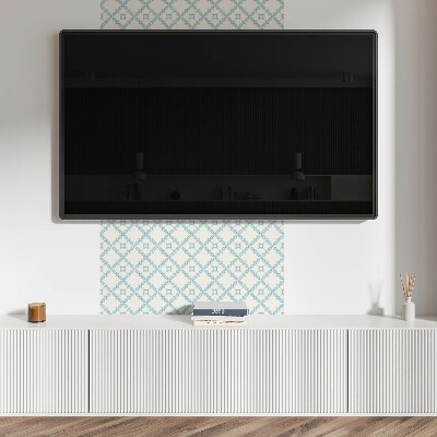 Pvc wandpaneel Verweven patronen in een raster