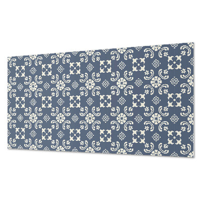 Vinyl wandbekleding Bloemenpatroon op de achtergrond