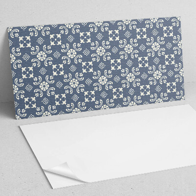 Vinyl wandbekleding Bloemenpatroon op de achtergrond