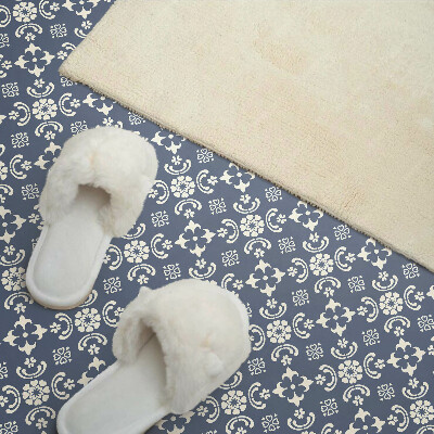 Vinyl wandbekleding Bloemenpatroon op de achtergrond