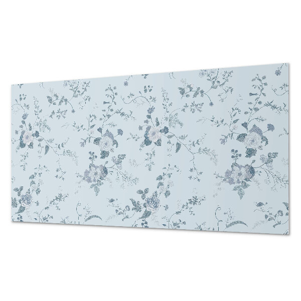 Pvc wandpaneel Bloemenpatroon op de achtergrond