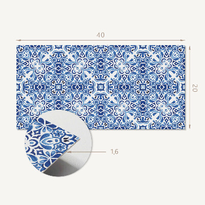 Vinyl wandbekleding Klassiek bloemenpatroon