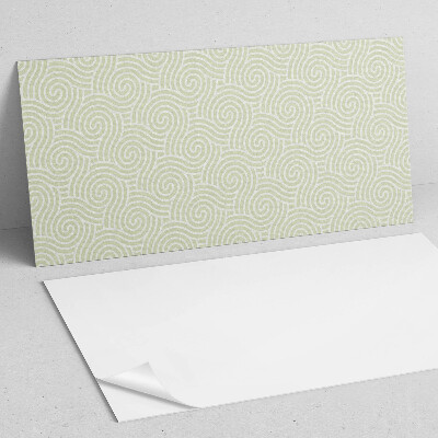 Vinyl wandpaneel Golven in een spiraalpatroon