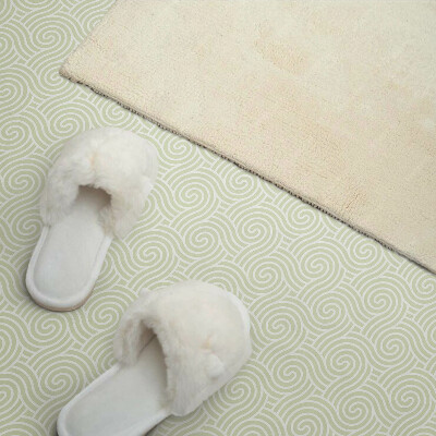 Vinyl wandpaneel Golven in een spiraalpatroon