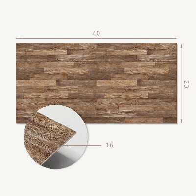 Vinyl wandpaneel Vloerplankpatroon