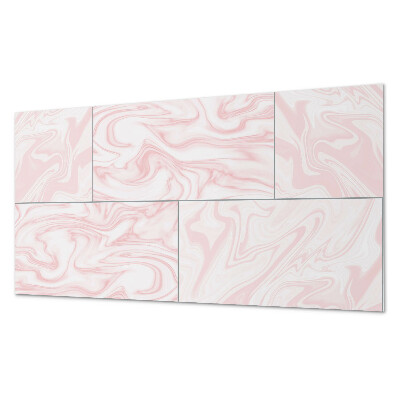 Vinyl wandbekleding Marmerpatroon met golven