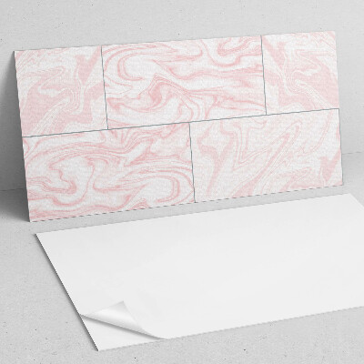 Vinyl wandbekleding Marmerpatroon met golven