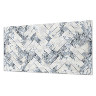 Vinyl wandpaneel Marmeren visgraatpatroon