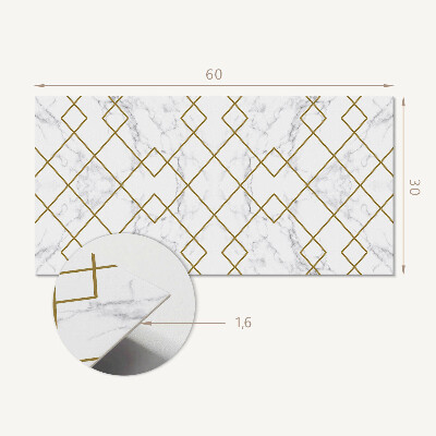 Vinyl wandbekleding Geometrische patronen op de achtergrond