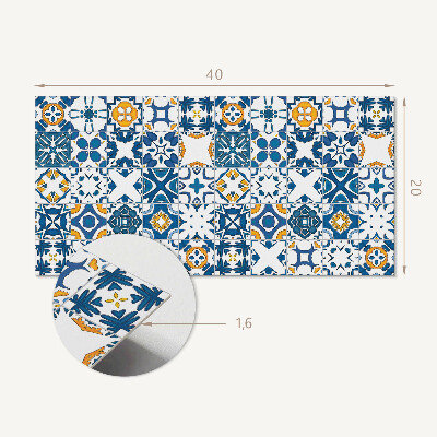 Pvc wandpaneel Mozaïekpatronen in de lay-out