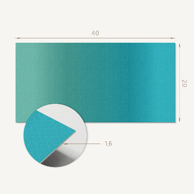 Vinyl wandbekleding Stijlvolle gradiënt met patroon