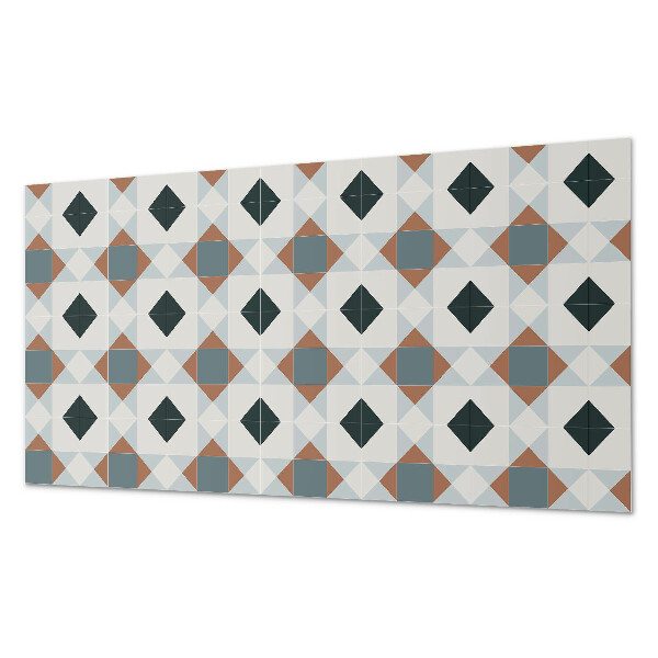 Vinyl wandbekleding Geometrisch tegelpatroon