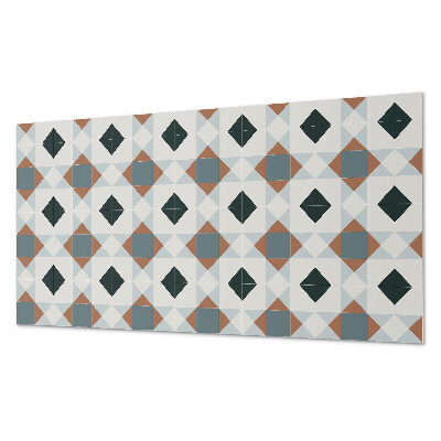 Vinyl wandbekleding Geometrisch tegelpatroon