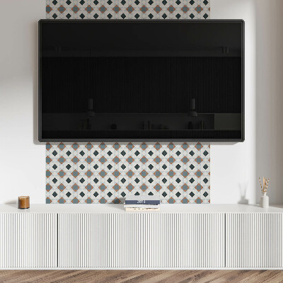 Vinyl wandbekleding Geometrisch tegelpatroon